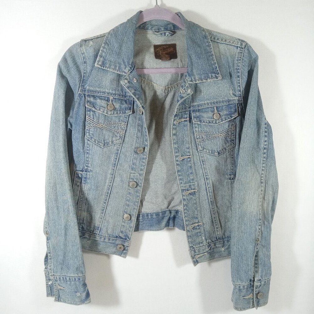 Aeropostale Button Down Jean Jacket Womens Small